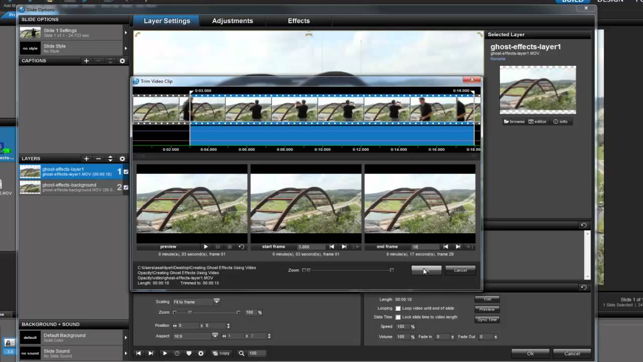 Creating Ghost-Like Effects in ProShow Producer
