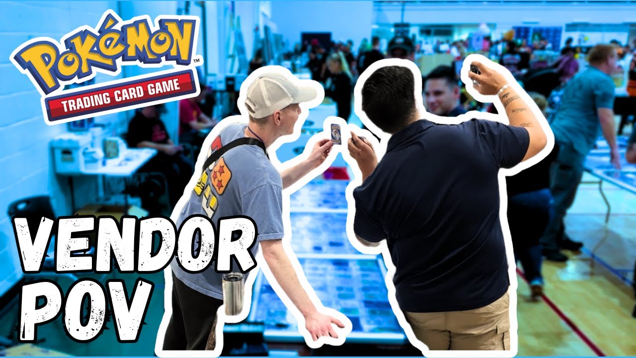 You won't believe the deals at this pokemon card show | Pokemon Vendor POV #pokemon #pokemoncards