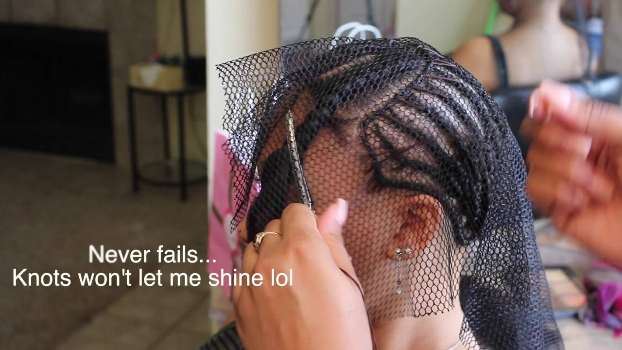 How to Sew on the net - Deep Side Part Sew in by @TTDoesitAll