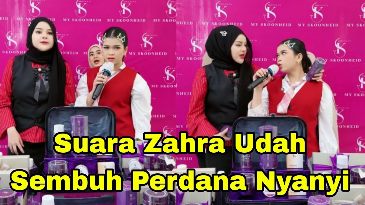 ZAHRA NYANYI SUARA UDAH PULIH, DUHHH KKA EBBY GEMESS
