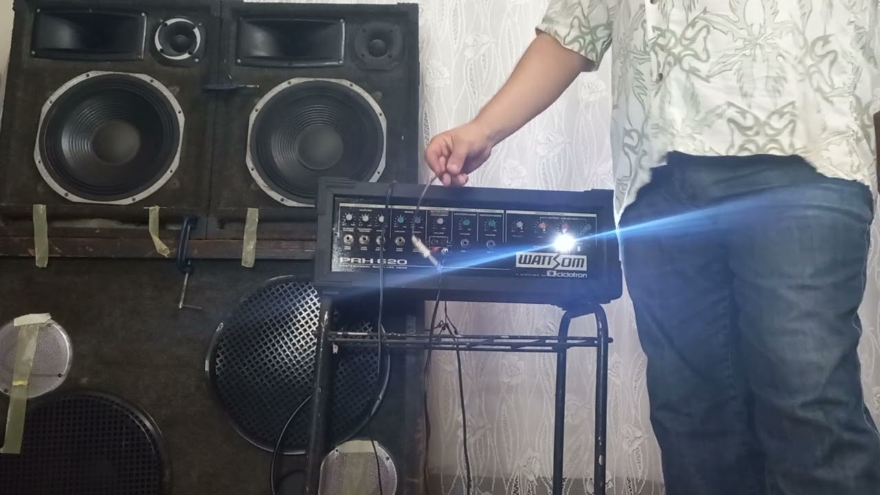 mesa amplificador wattsom ciclotron PRH 620.  Será que fala alto?