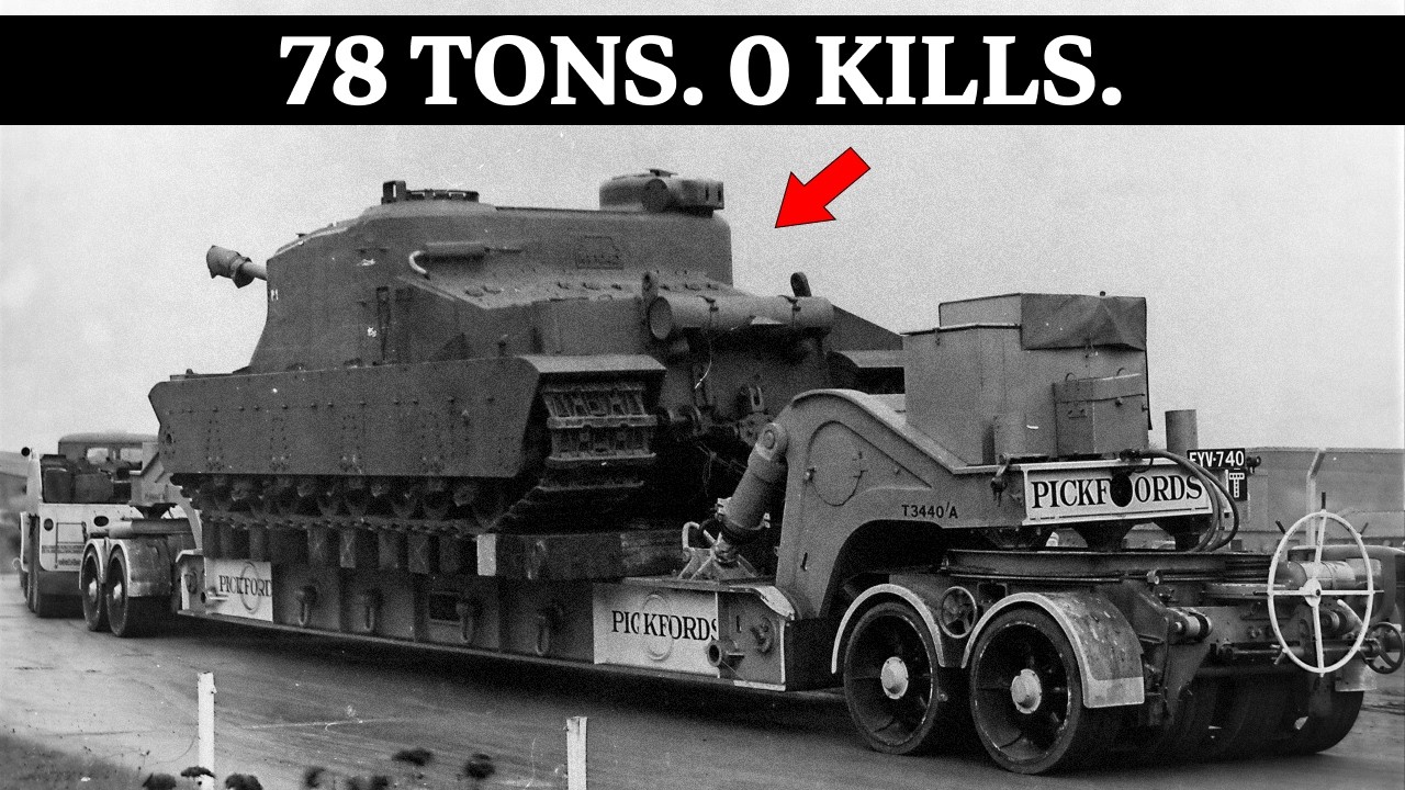 Why Britain Built a 78-Ton Tank Nobody Ever Used