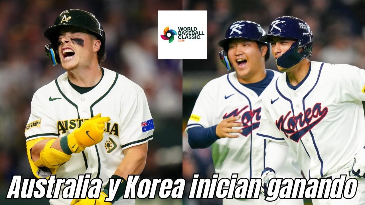 CL&Aacute;SICO MUNDIAL DE BASEBALL: AUSTRALIA y COREA arrancan ganando en el CMB