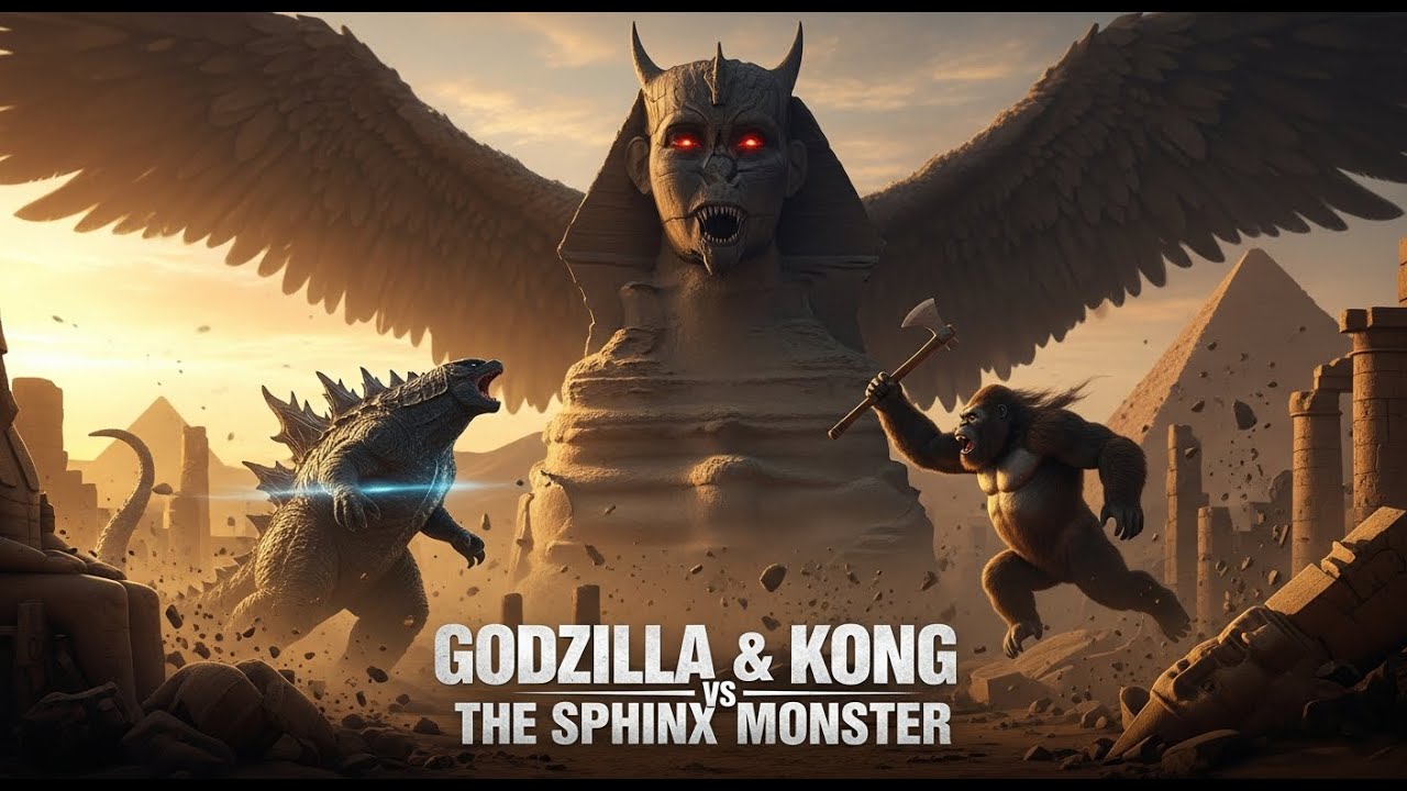 ANCIENT BATTLE | GODZILLA & KONG VS THE SPHINX MONSTER