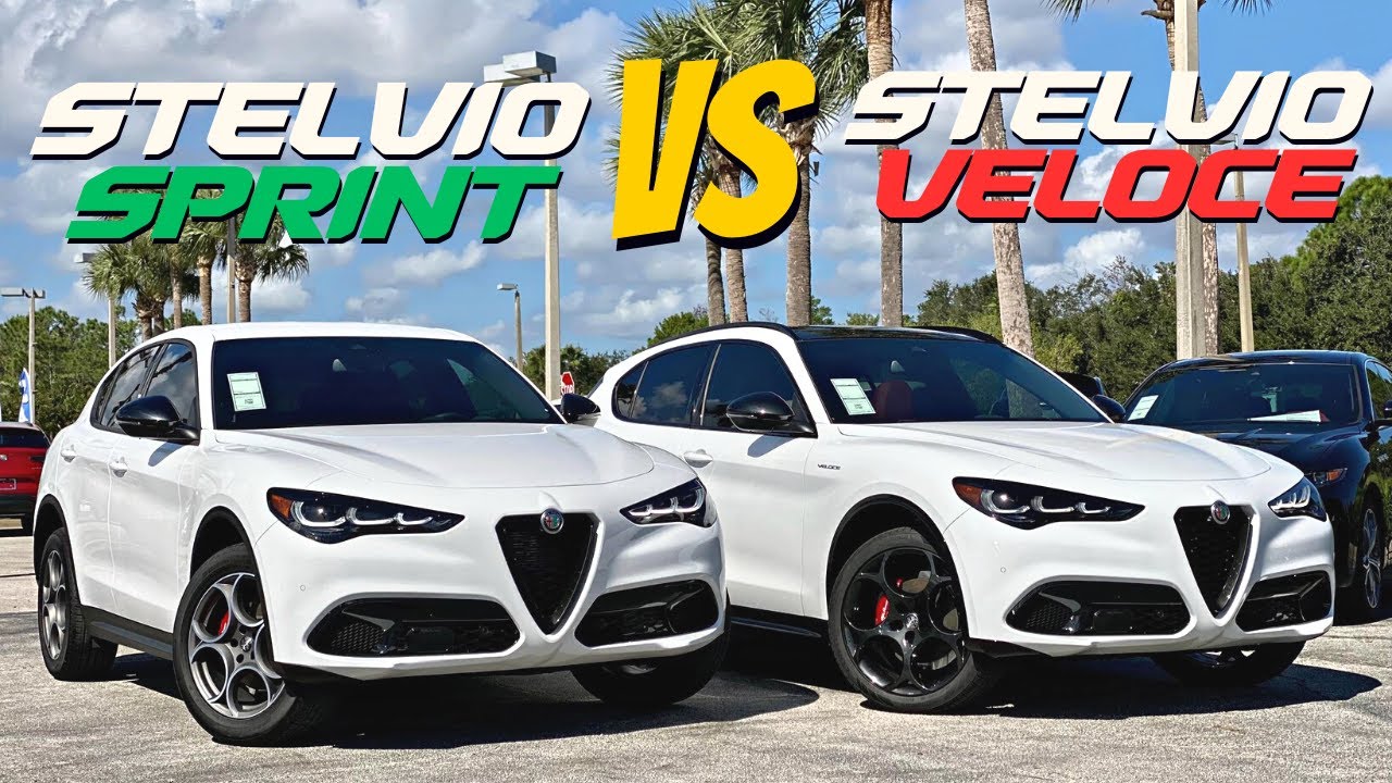 Alfa Romeo Stelvio Sprint 2024 года против Veloce: самая дешёвая и самая дорогая комплектация