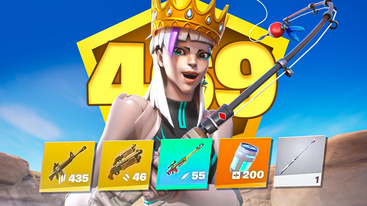 WYGRAŁEM TURNIEJ tylko WĘDKĄ w Fortnite