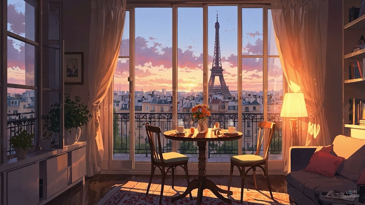 Paris Jazz Lofi Music 🎷 | Relaxing Beats for Study & Focus