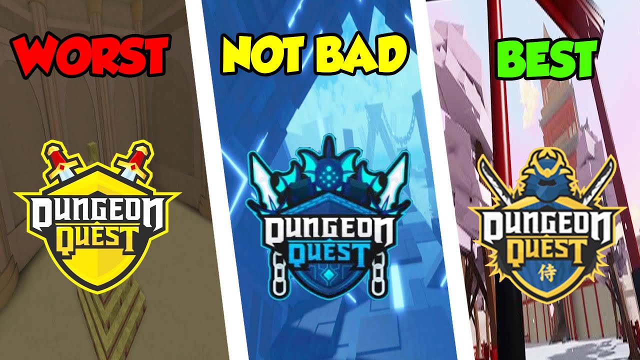 🔥(RANKING ALL DUNGEON QUEST MAPS FROM WORST TO BEST! )|🔥 DUNGEON QUEST ROBLOX