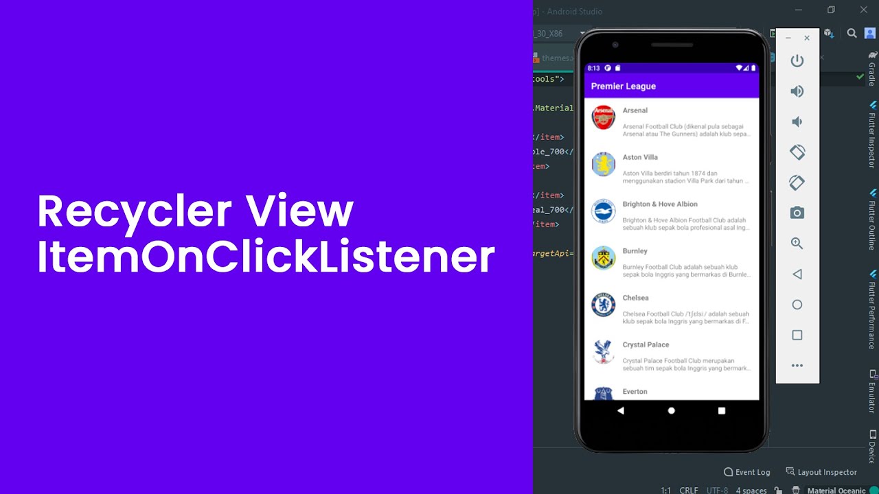 Recycler View : ItemOnClickListener