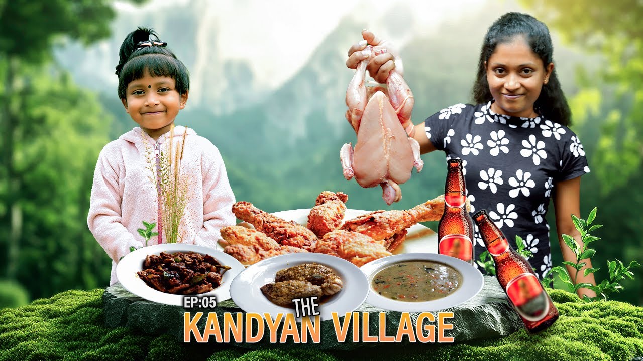 Full chicken feast, Traditional Sri Lankan cooking with village-style twists | Kandyan Village
