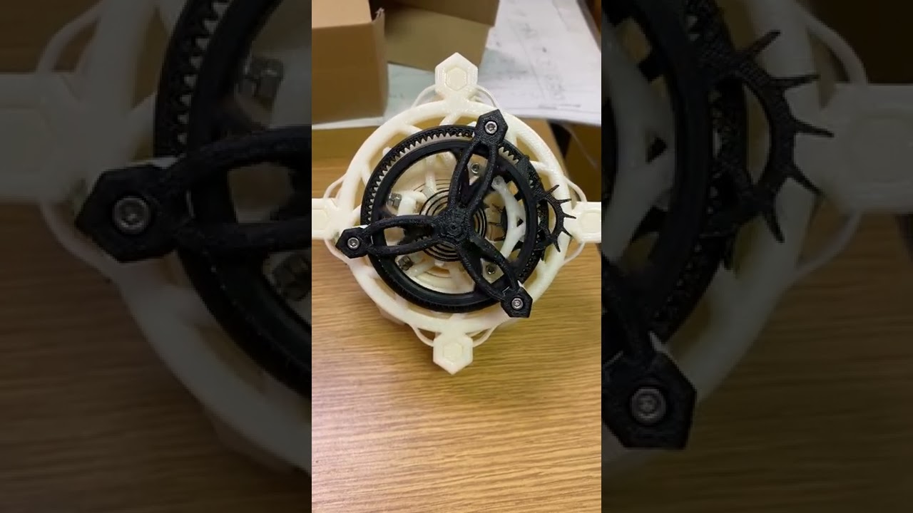 Three-Axis 3D Printed Tourbillon Clock – 3D Printing the Clock Parts