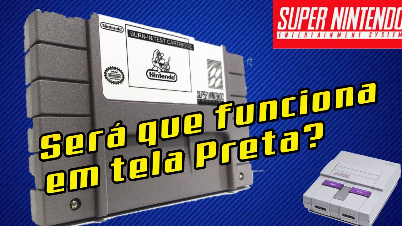Snes Burn-in Test ,Teste seu console via  Everdrive