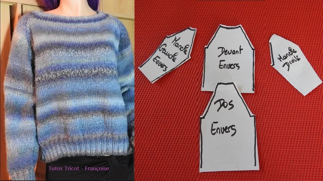 Tuto Tricot Comment assembler un pull à manches Raglan facile