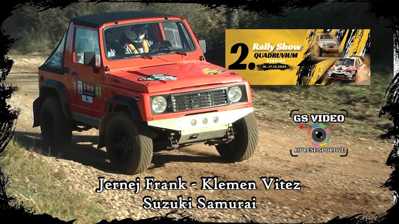 Rally Show Quadruvium 2023 | Jernej Frank - Klemen Vitez | Suzuki Samurai