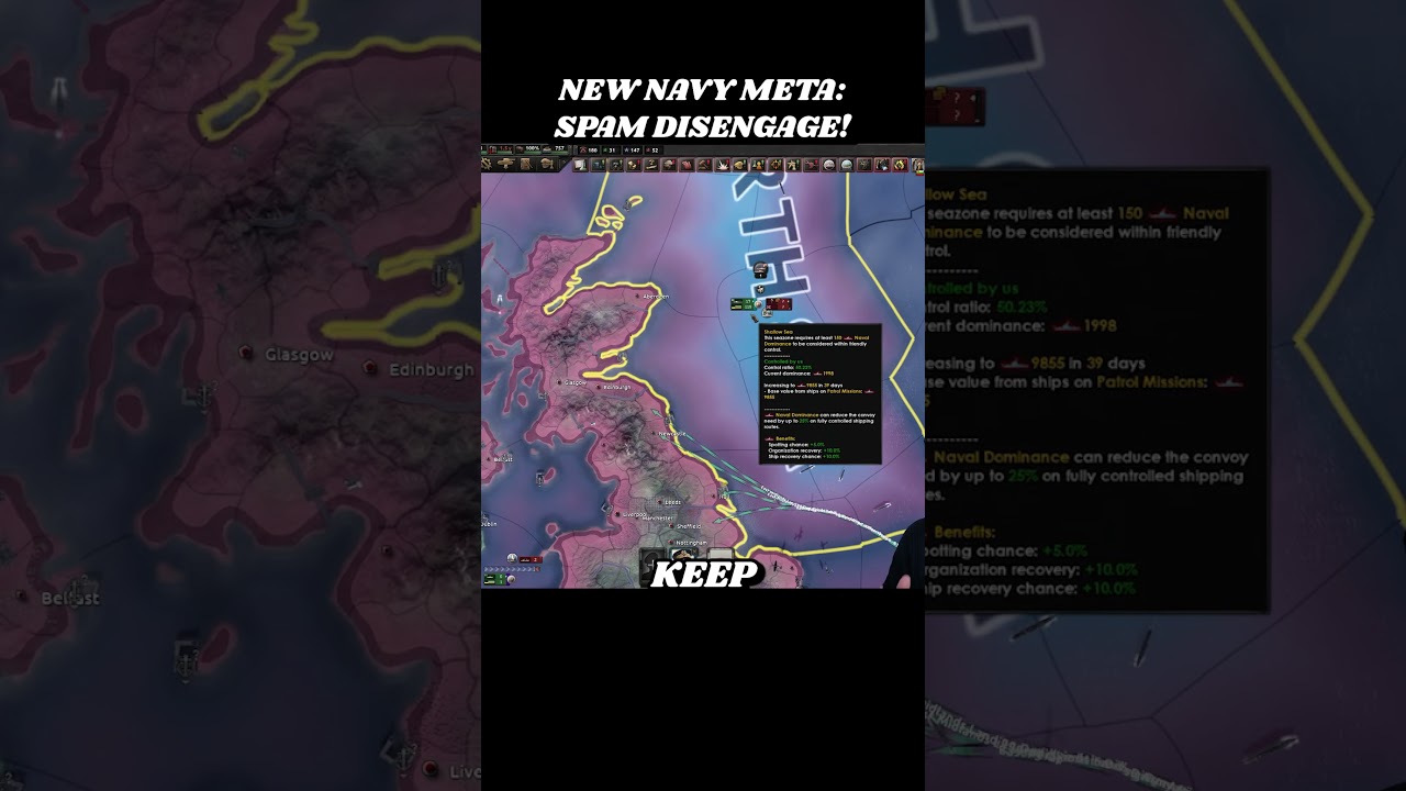 🚢 The 2026 Naval Meta: DISENGAGE SPAM! | HOI4 Shorts