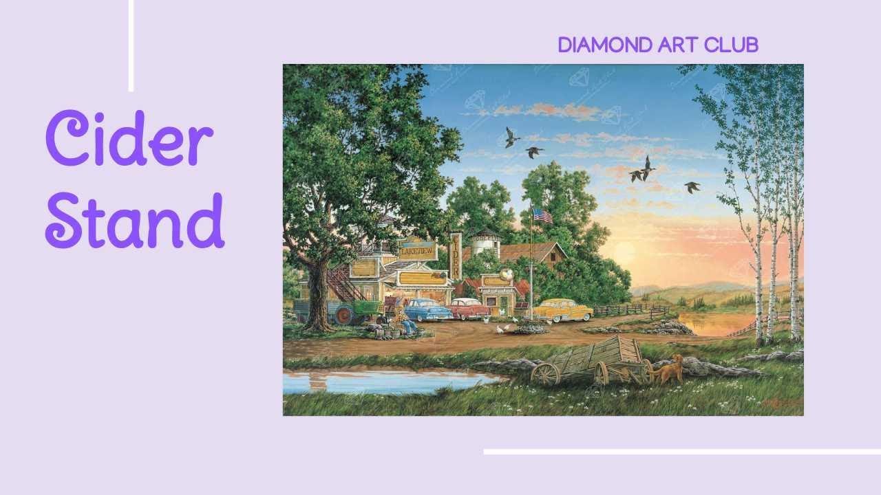 CIDER STAND FROM DIAMOND ART CLUB!!!