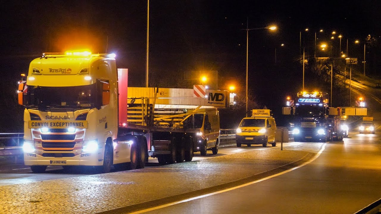 ⚠️Convoi Exceptionnel⚠️2x 7m60 de large | Trans'Agri Services