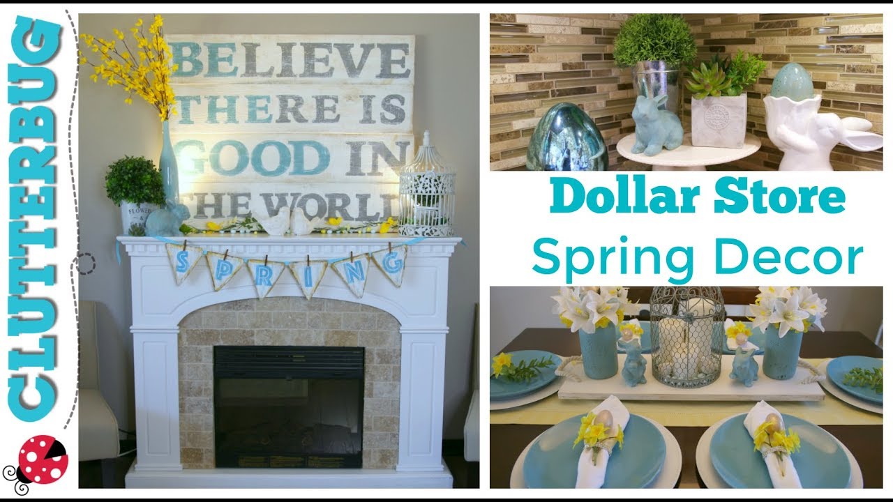 Easy Spring and Easter Decor Ideas - Dollar Store DIY Decorating