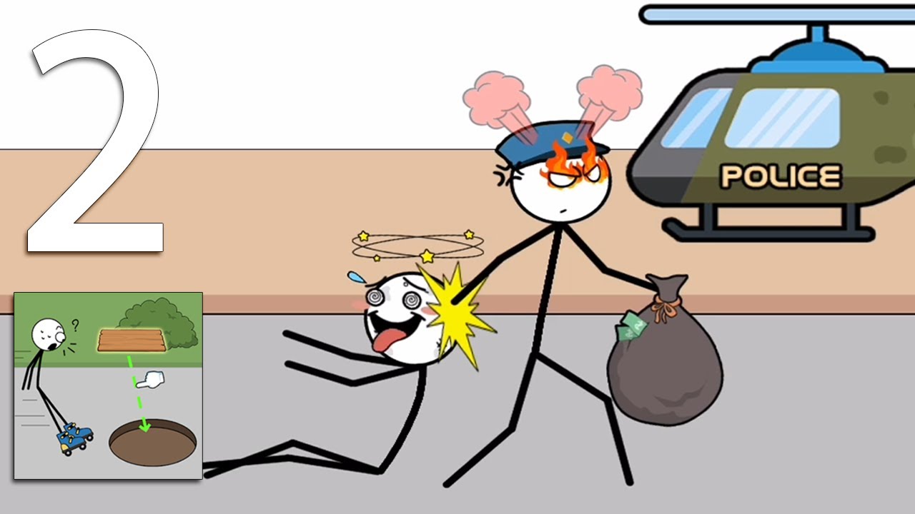 Skip Troll (WEEGOON) - Stickman Brain Puzzle Game - New Update All Levels - Gameplay Walkthrough