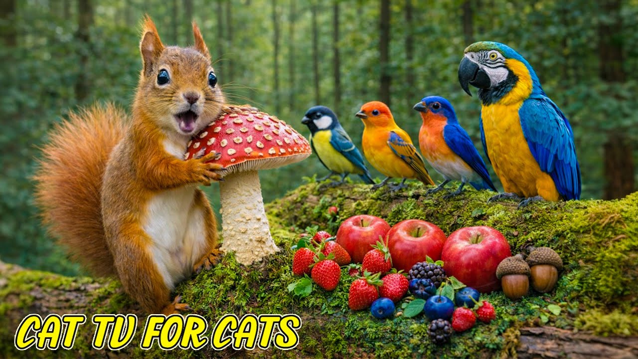 🐦😺 Pets Can’t Look Away | Peaceful Birds & Nature That Cats & Dogs Love | Pet TV 4K HDR