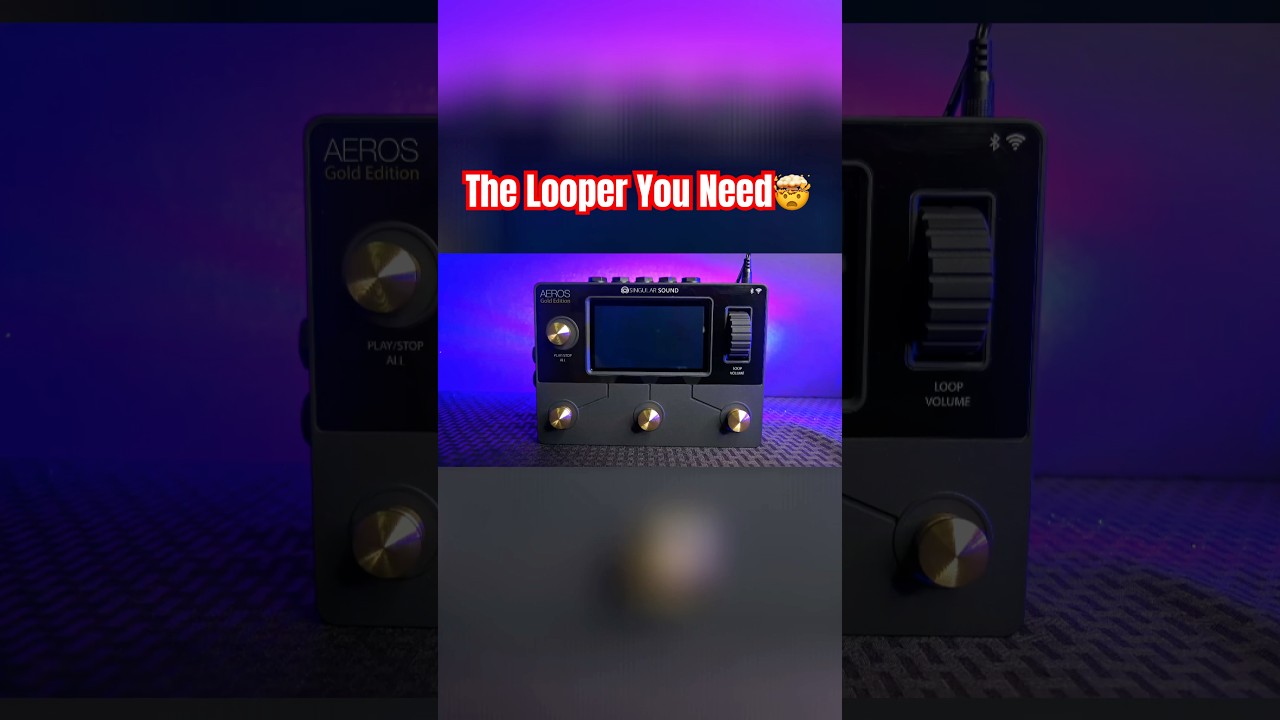 The Looper You&rsquo;ve Been Looking For - Aeros Gold Edition ✨#musicgear #loop #looppedal