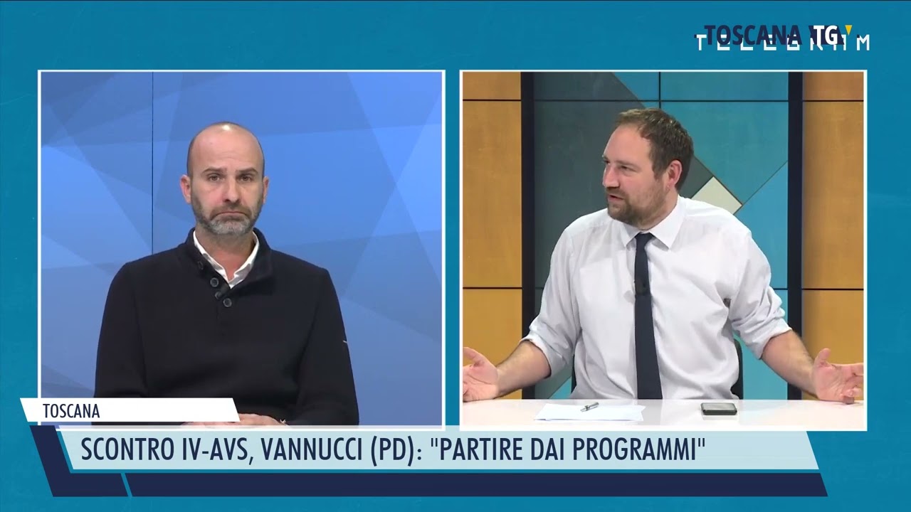 2024-11-21 TOSCANA - SCONTRO IV-AVS, VANNUCCI (PD),  PARTIRE DAI PROGRAMMI