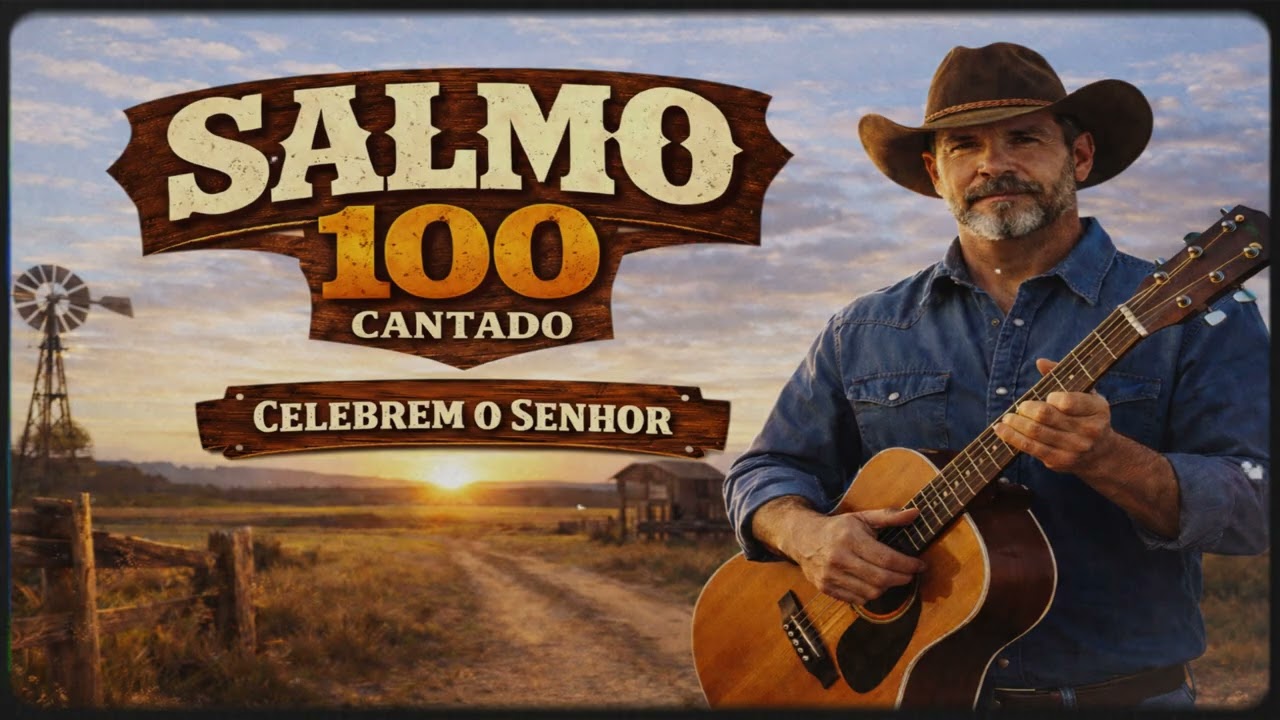 SALMO 100 CANTADO (NVI) | Country Gospel | Celebrem o Senhor | Salmos do Oeste