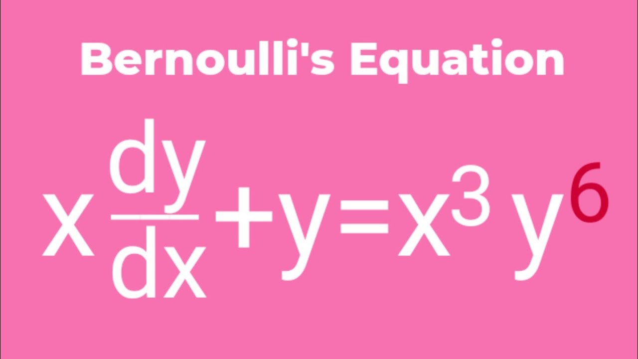 xdy/dx+y=x^3y^6 #Уравнение Бернулли L677