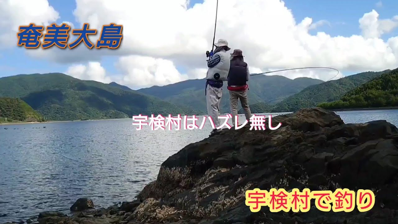 奄美大島　宇検村で釣り　宇検村ハズレ無し