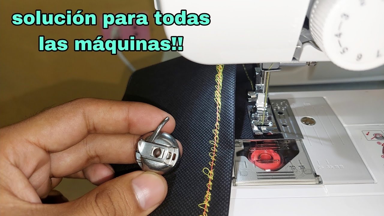 PORQUE SE ENREDA EL HILO ABAJO AL COSER. solucion para todas las máquinas.