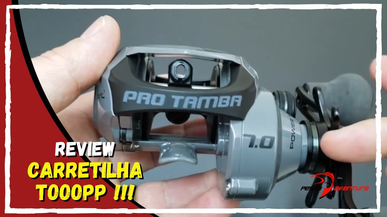 Carretilha PRO TAMBA Pesqueiros - A BIG GAME Custo X Benefício da Saint