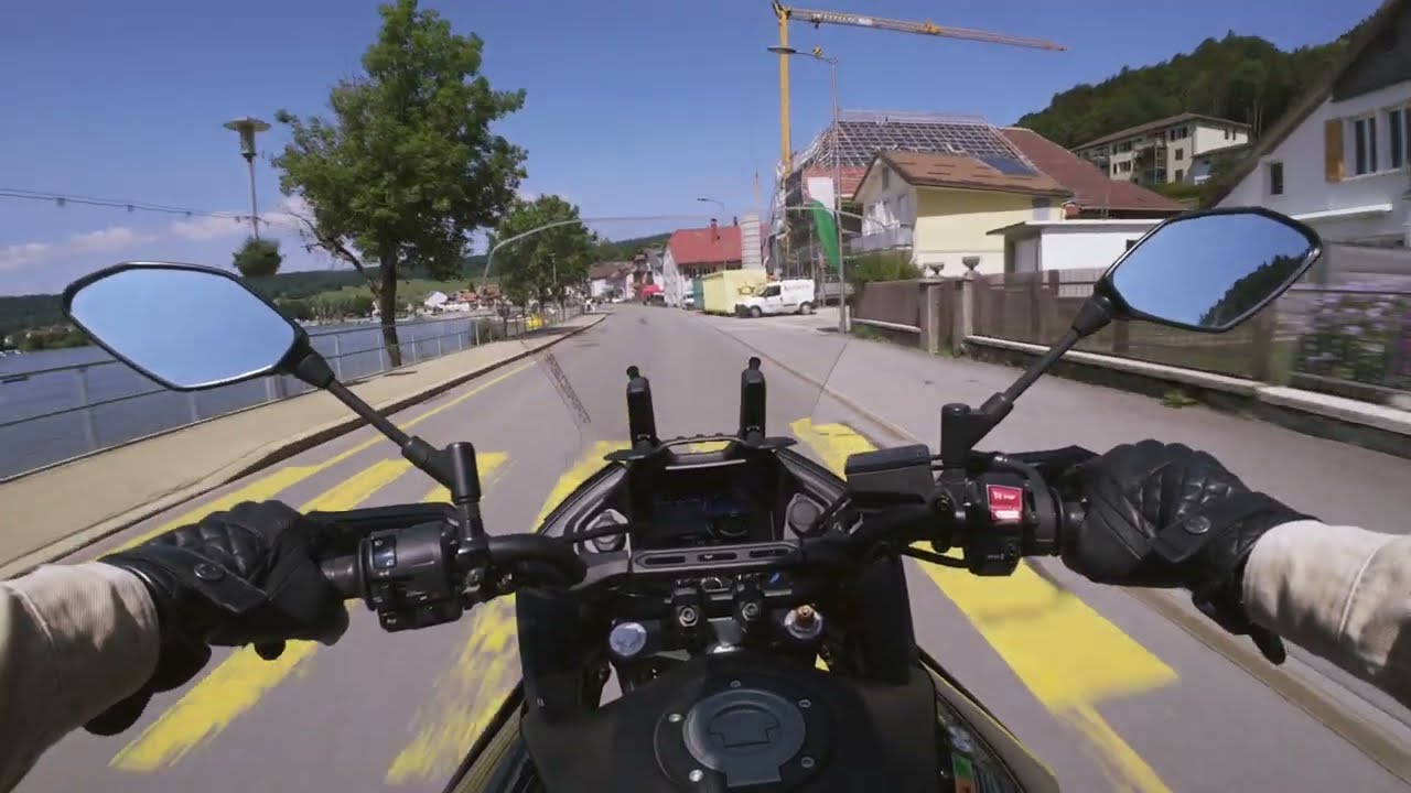 Morning Coffee Ride Along the Lake | Yamaha Tracer 7 GT | Raw Onboard UNCUT