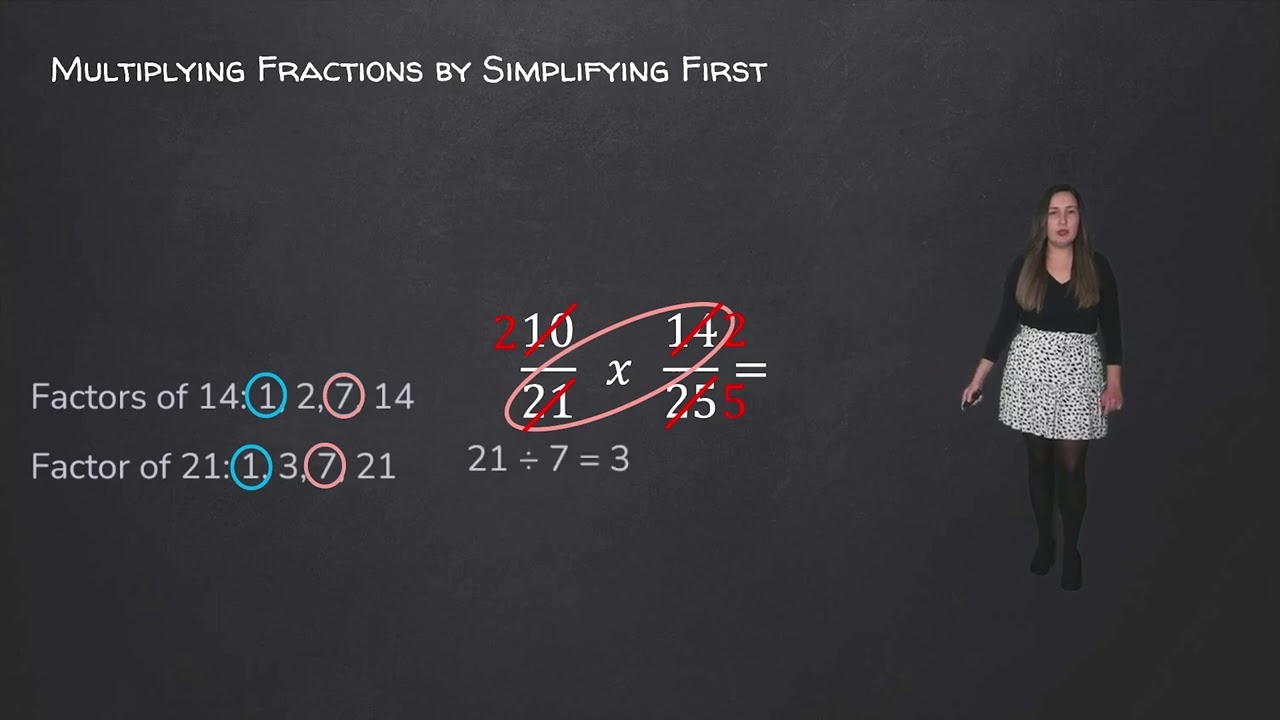 Fractions - Multiplying Fractions by Simplifying First