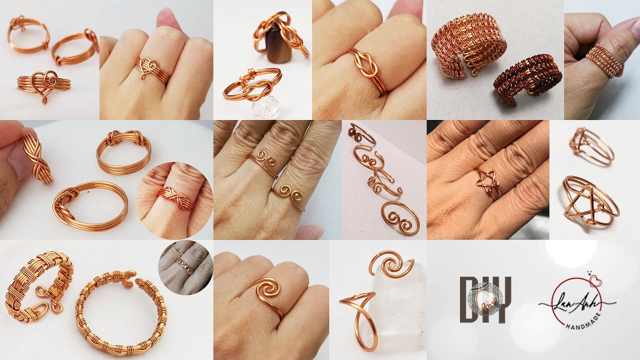 Making simple ring from copper wire and without stones or beads