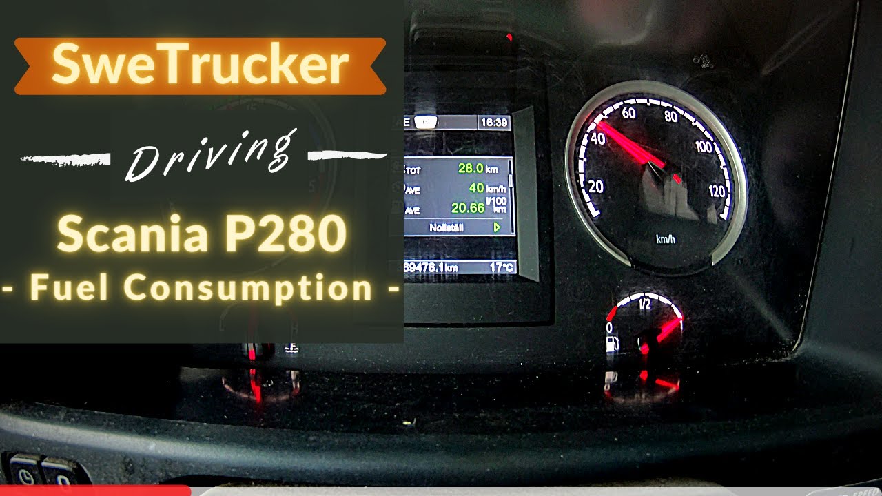 POV Driving Scania P280 - Fuel Consumption