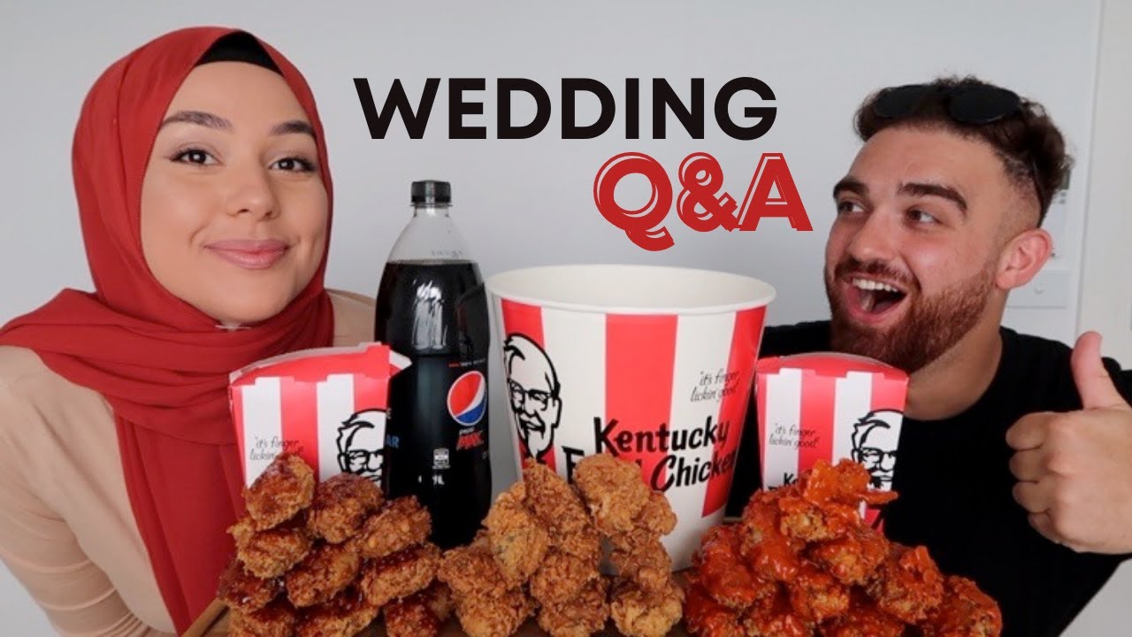 KFC HAS BUFFALO AND BBQ WICKED WINGS | OUR WEDDING Q&A