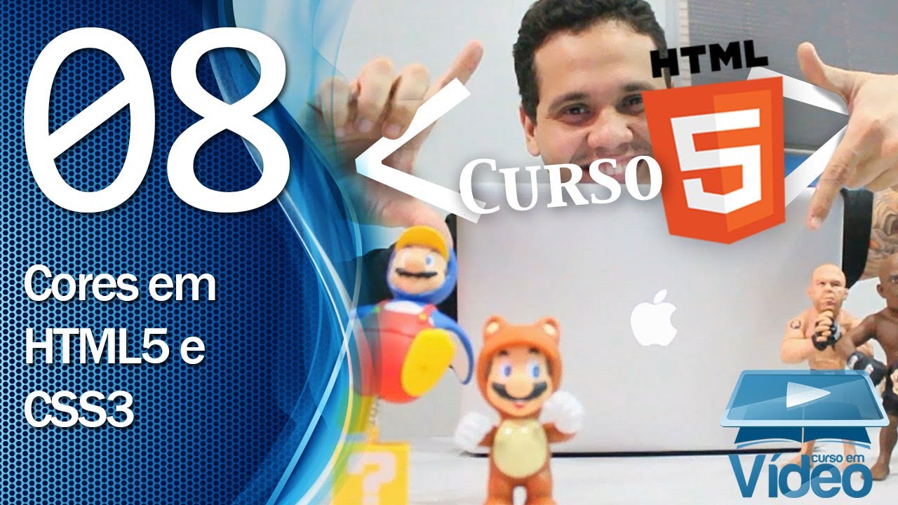 Curso de HTML5 - 08 - Códigos de Cores em HTML5 e CSS3 - by Gustavo Guanabara