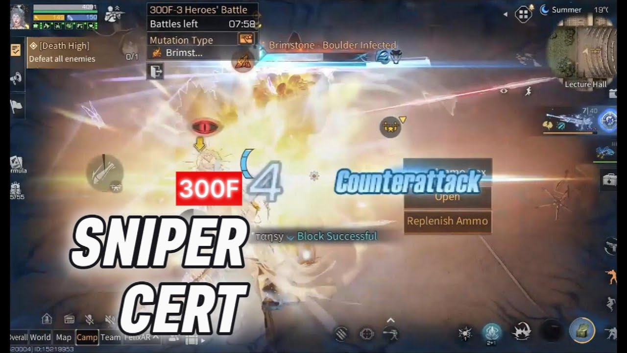 LIFEAFTER DH S24 | Let Me Cook F300 Using Sniper Cert For You!!