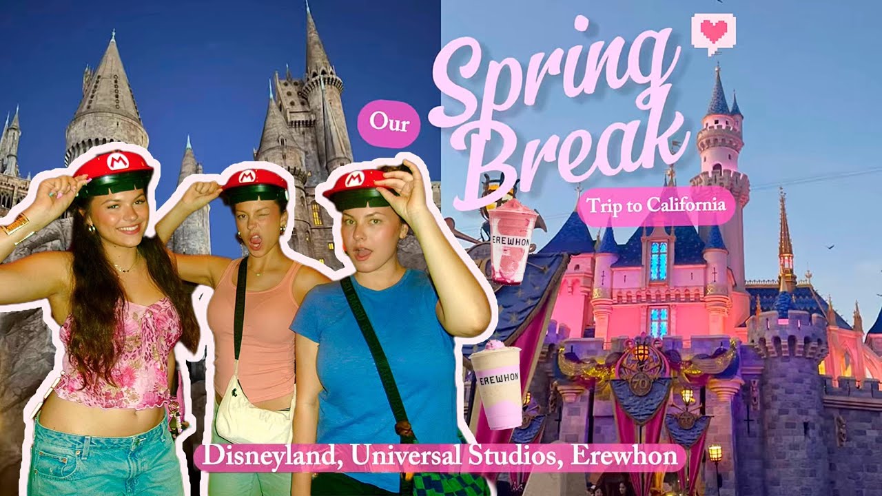 Hermansen Sisters Spring Break Vlog! 💖🏰🍄