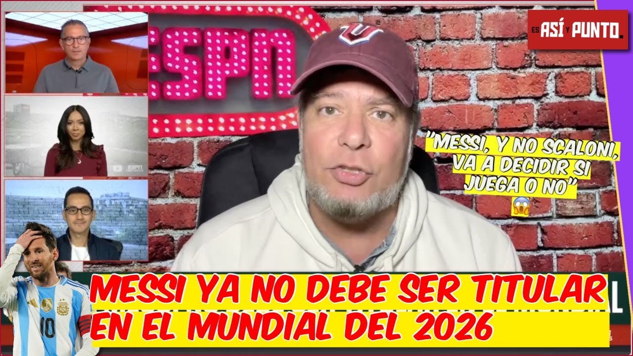 Con MESSI de titular, Argentina NO VA A PODER DEFENDER SU T&Iacute;TULO en el MUNDIAL 2026 | Es As&iacute; y Punto