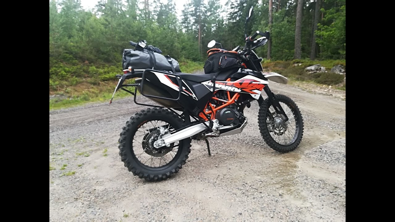 Zwei Freunde mit ihren KTM 690 Enduro R nach Schweden zum Endurowandern