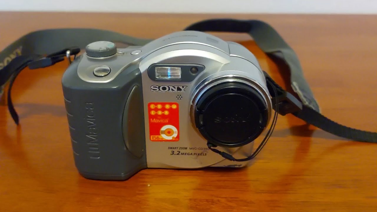 A Digital Camera That Takes Mini CDs - Sony Mavica MVC-CD350