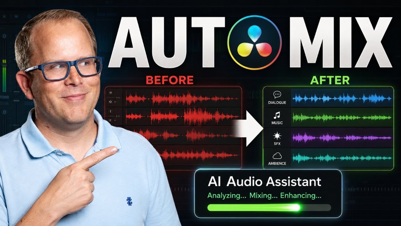 DaVinci Resolve's New AI Audio Assistant is a Game Changer