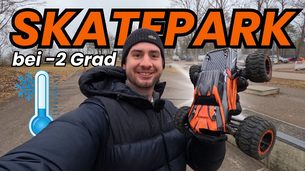 RC Car Kältetest im Skatepark | HBX 16889A Pro | Ferngesteuerte Autos