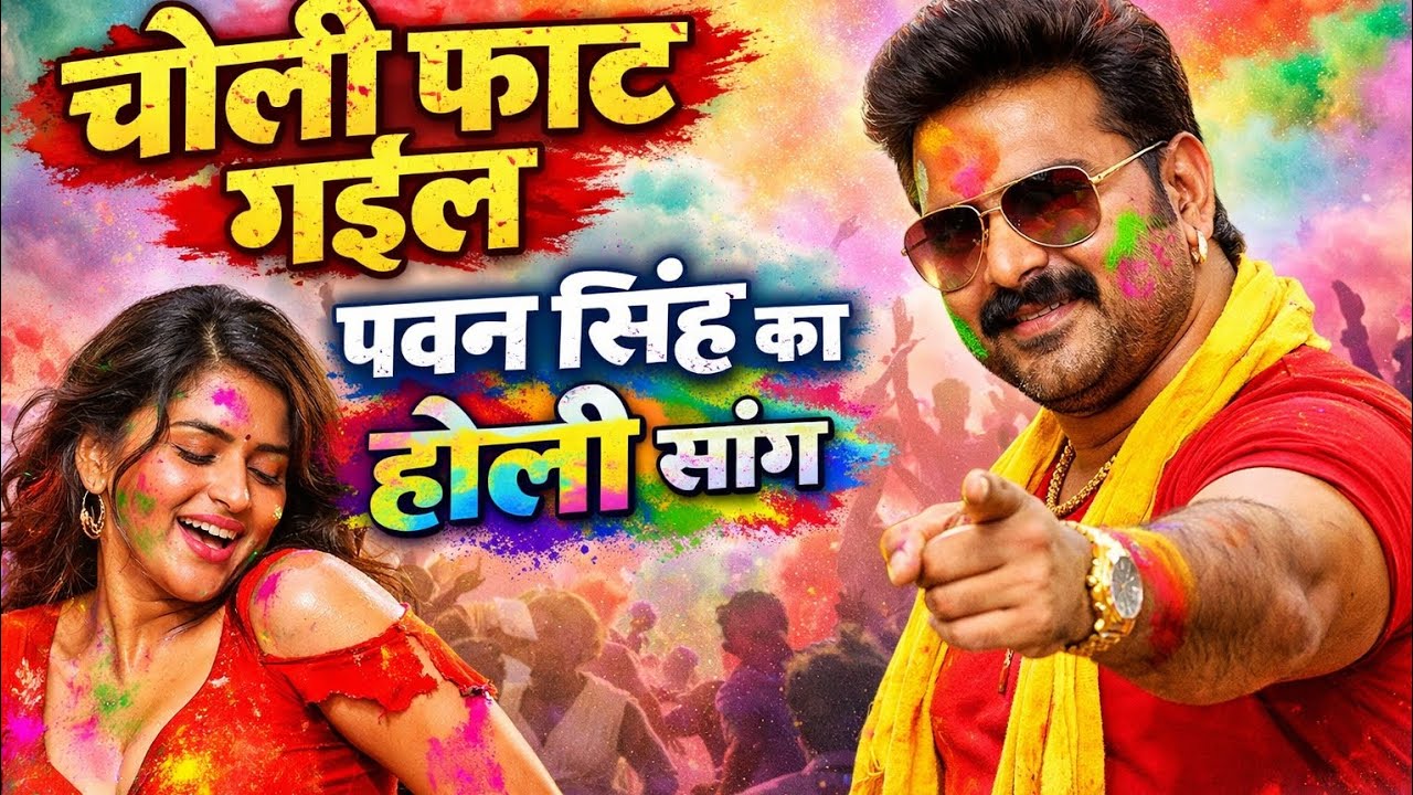 #pawan सिंह का होलीं का सुपर हिट गाना चोली फट gayil चलिए सुनते है ..