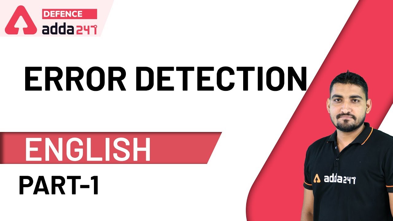 Error Detection (Part-1) | AFCAT English Preparation 2020