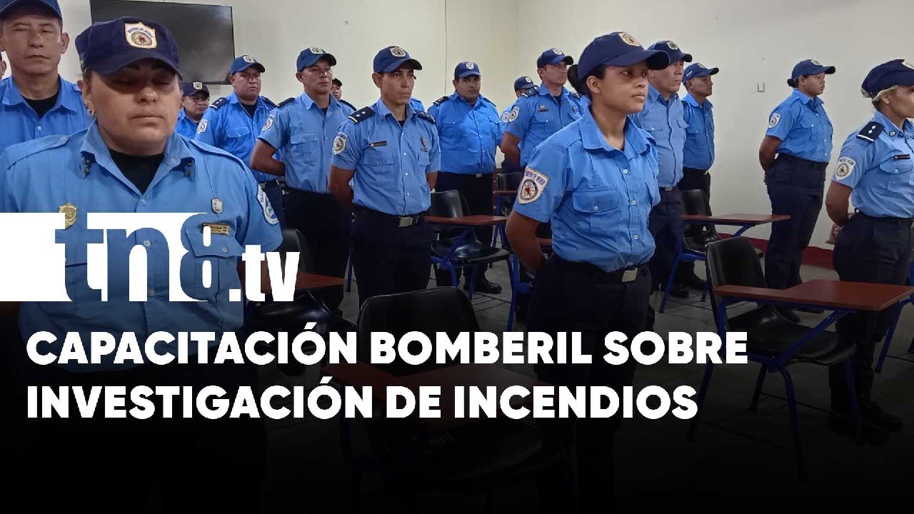 Fortalecen la investigación de incendios con curso especializado para bomberos