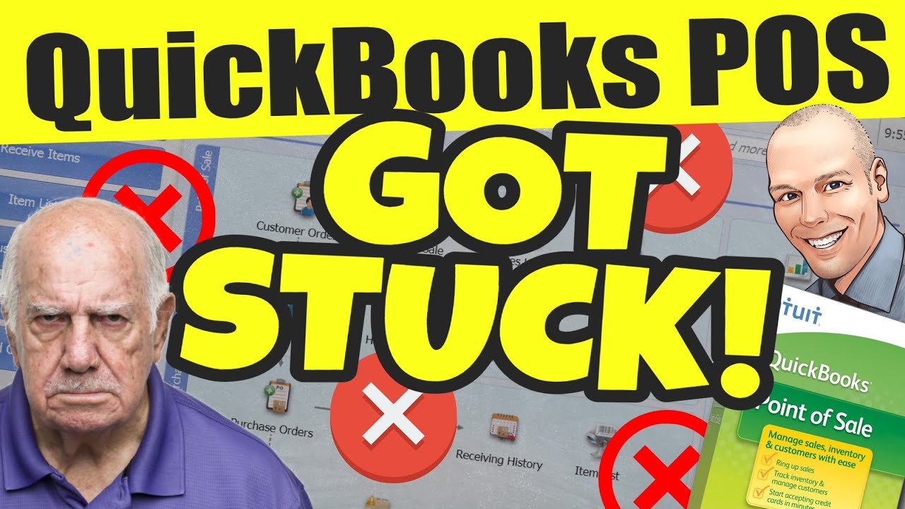 QuickBooks POS Got Stuck Error - QuickBooks Desktop Point of Sale Error Got Stuck For A Second