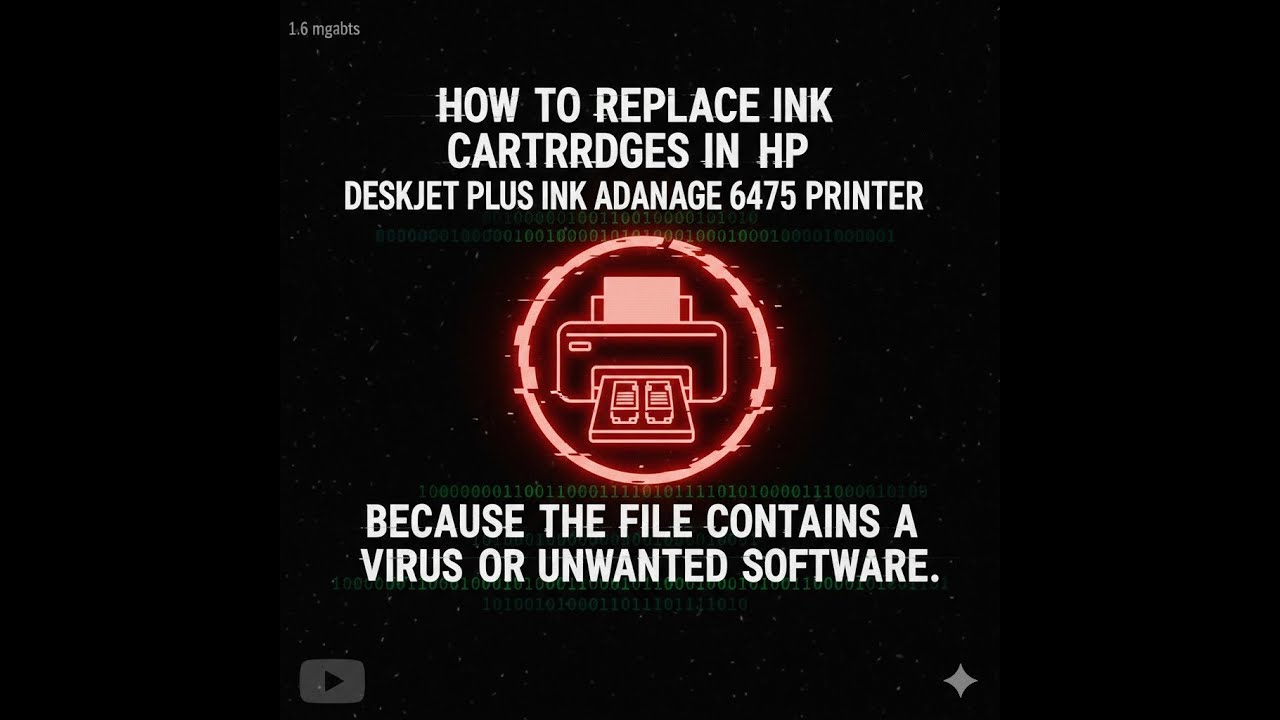 How to replace ink cartridges in an Hp Desk jet plus ink advantage 6475 printer 
