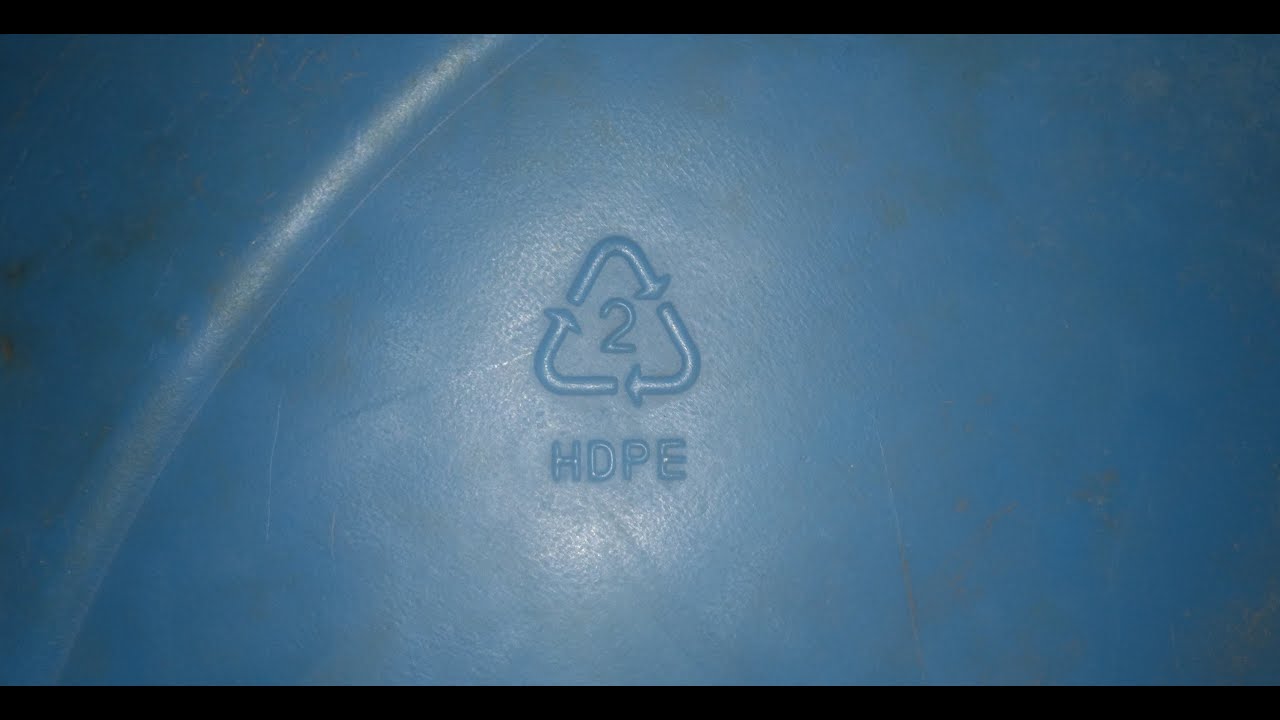 Gasoline Fuel Storage in Blue Plastic Drums
